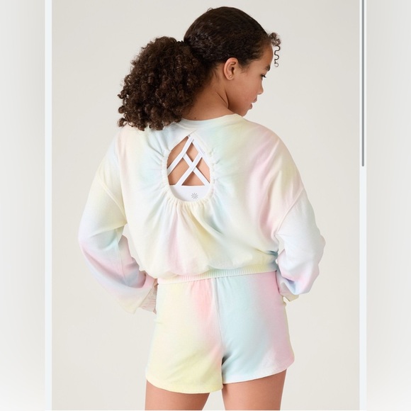 Athleta Girl Sundown Cropped Sweatshirt - Picture 3 of 9